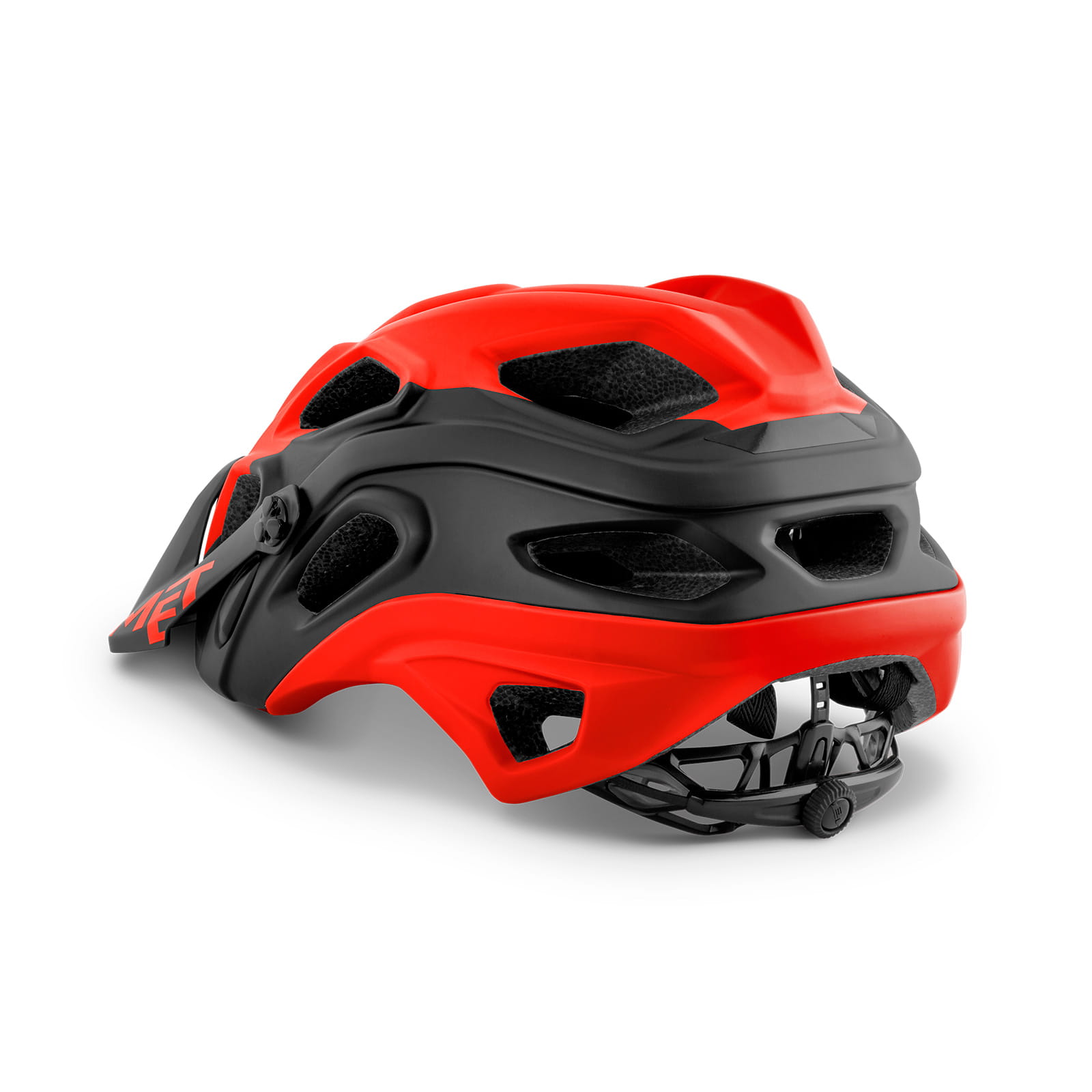 Kask LUPO M czerwono-czarny