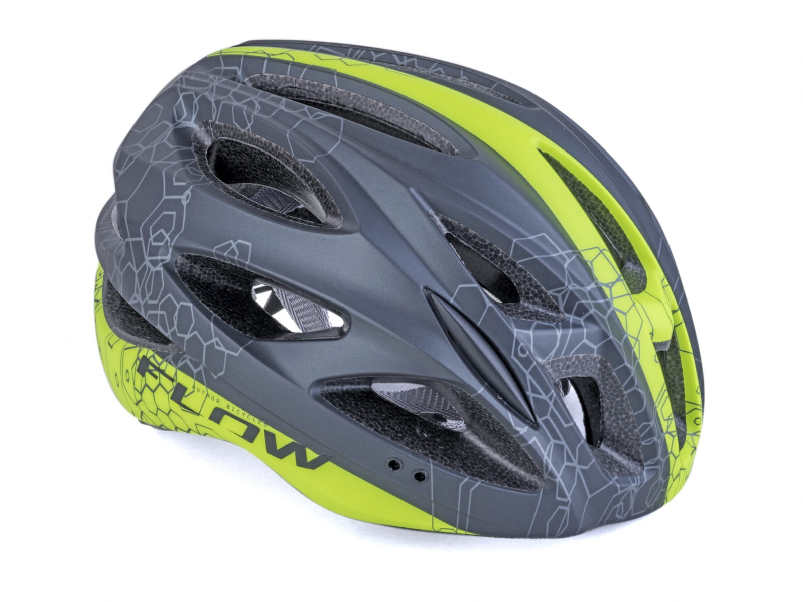Kask AUTHOR FLOW X9 czarno-żółty(fluo) 58-61