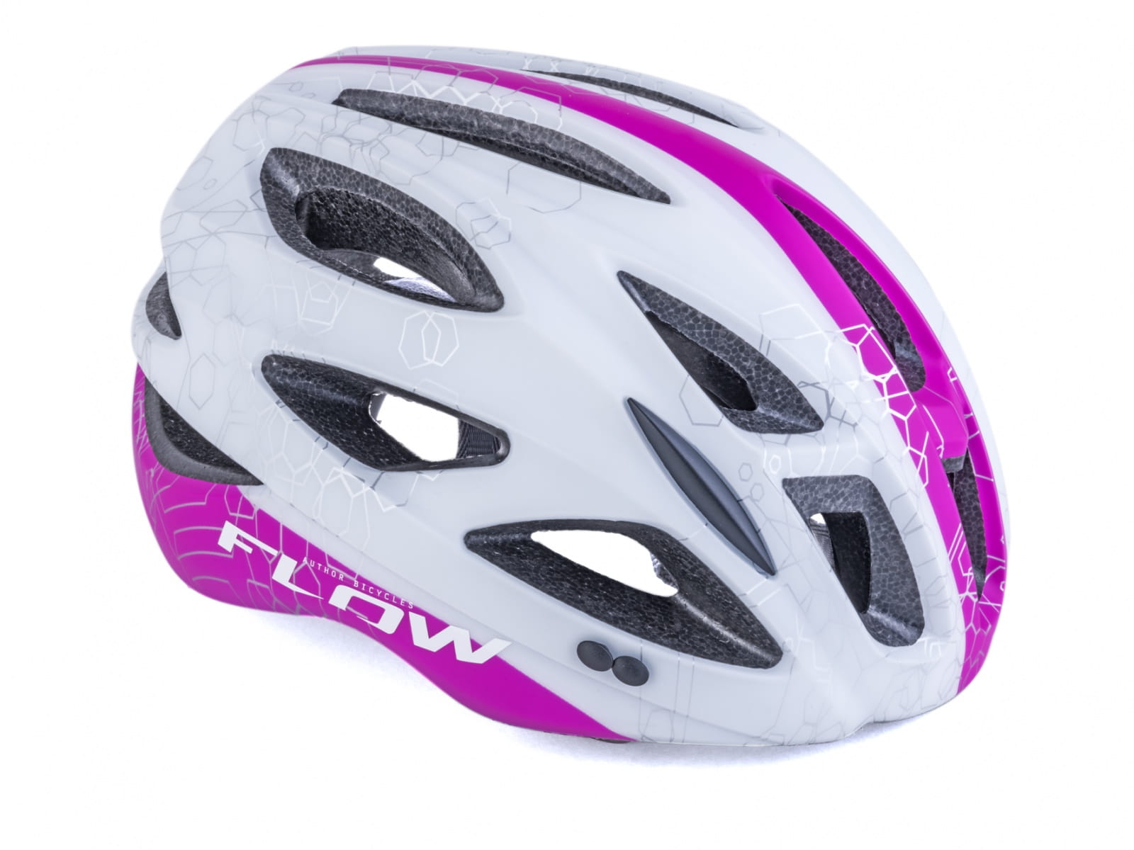 Kask AUTHOR FLOW X9 biało-różowy(fluo) 58-61