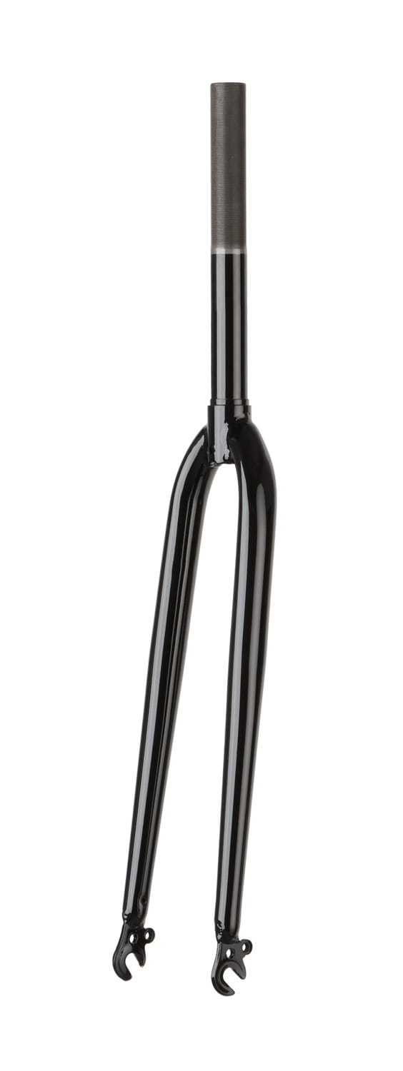 Widelec szosowy 1" 700C, czarny, stalowy