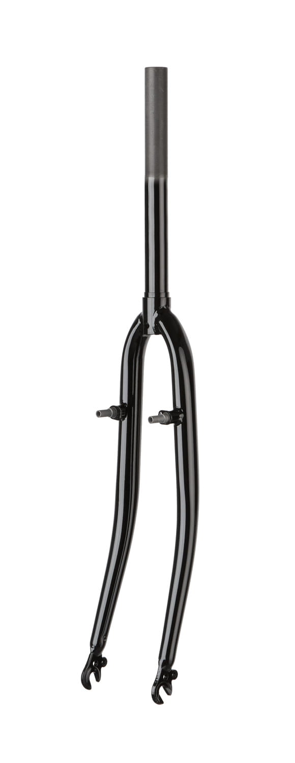 Widelec trekingowy 1" 700C, czarny, stalowy