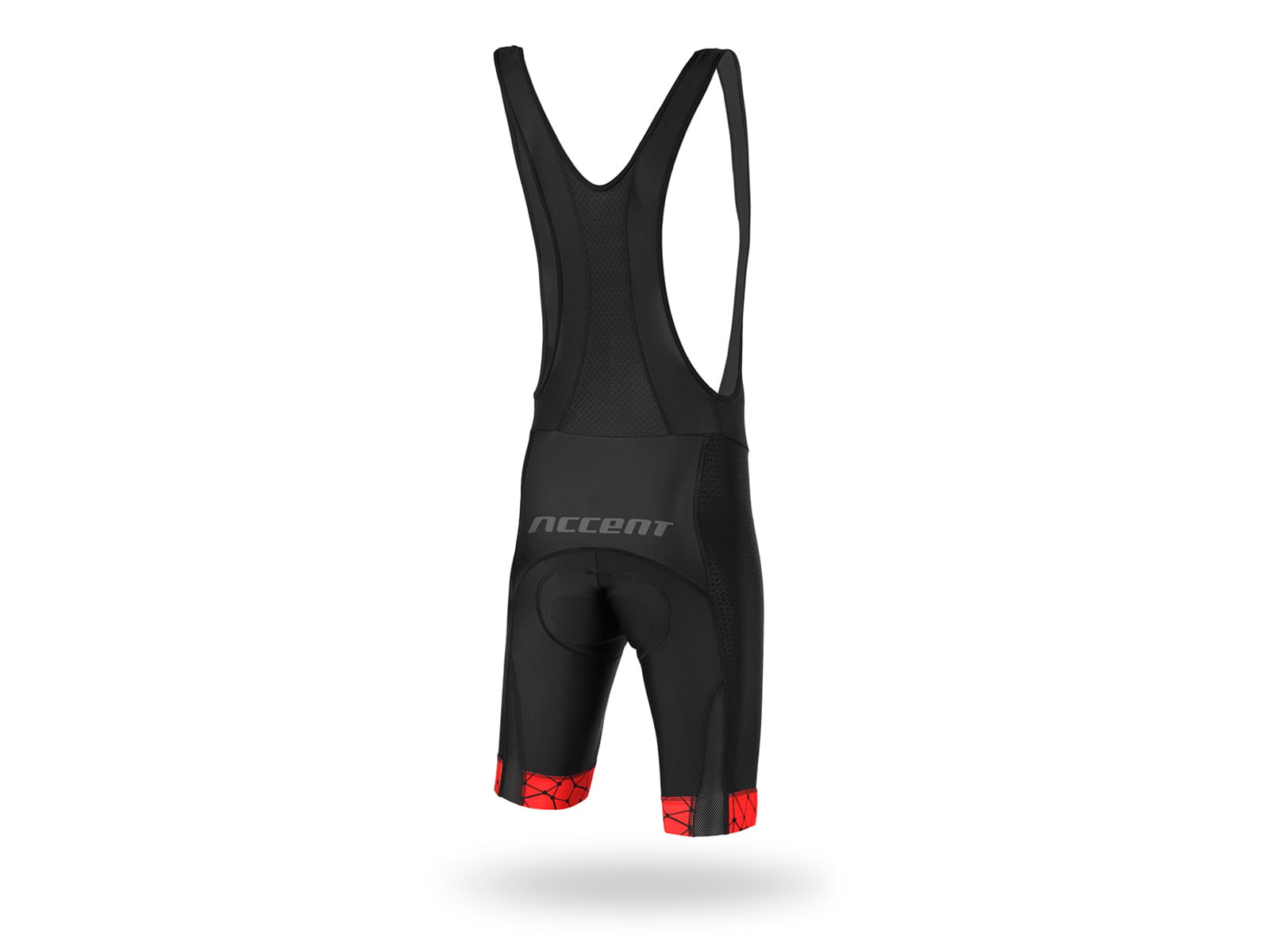 Spodenki kolarskie Hero, czarno-czerwone, S