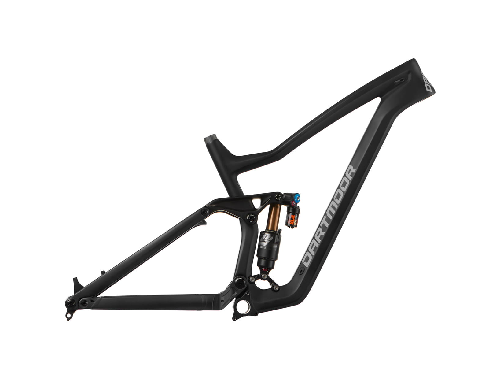 Rama Thunderbird CF, karbonowa, bez dampera, pod damper 205x65mm, Boost, Czarny/Grafit mat, Large