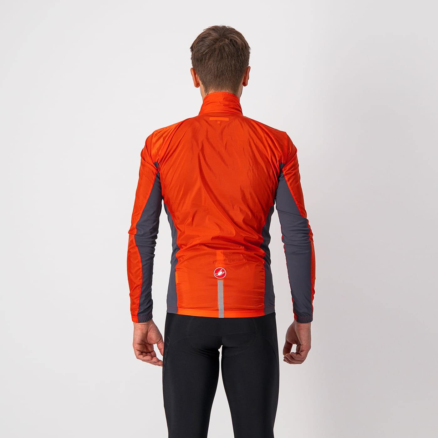 Kurtka kolarska Squadra Stretch, fiery red, rozmiar L