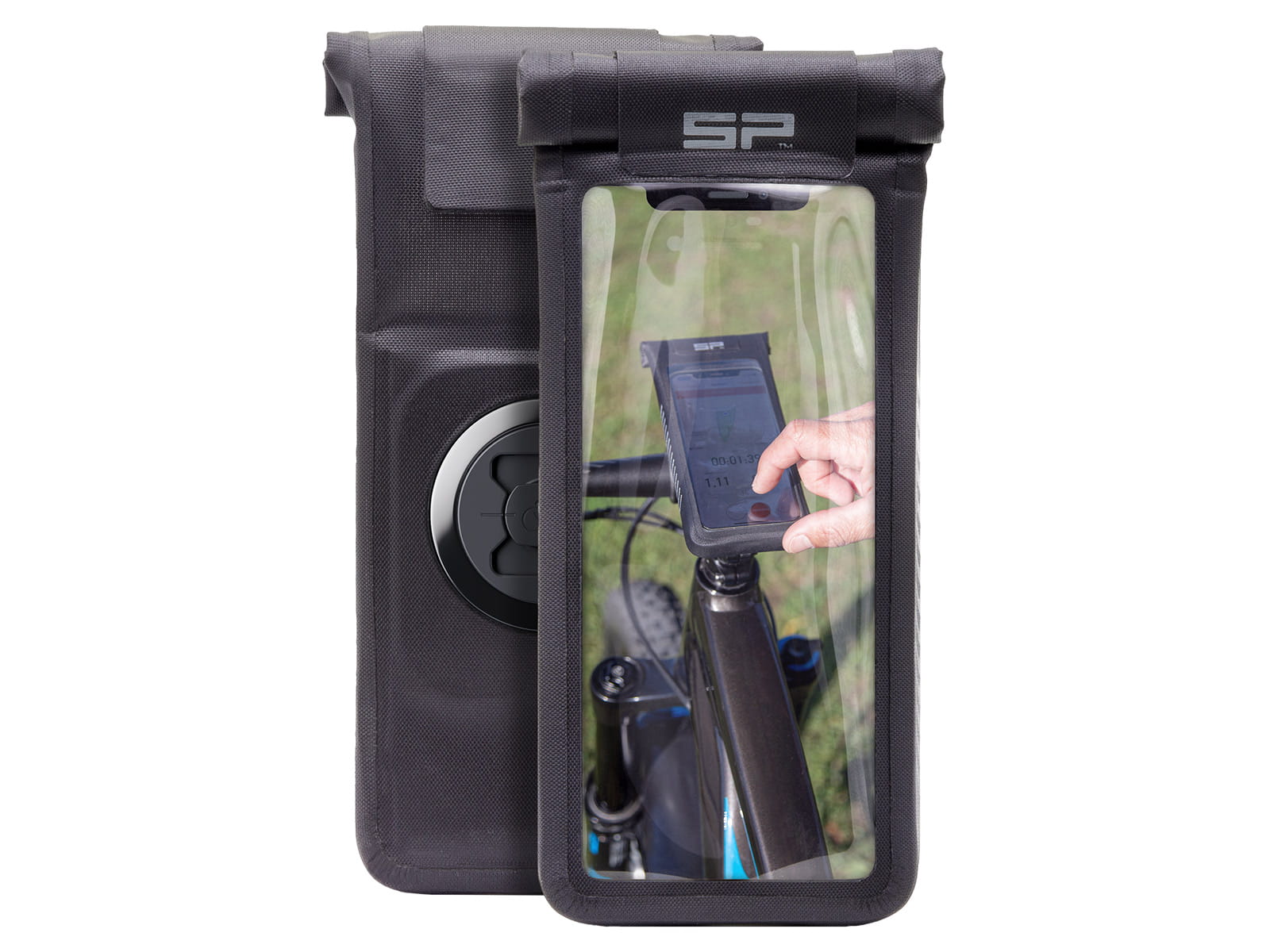 Uchwyt rowerowy SP Connect Bike II z pokrowcem UNI rozmiar M czarny