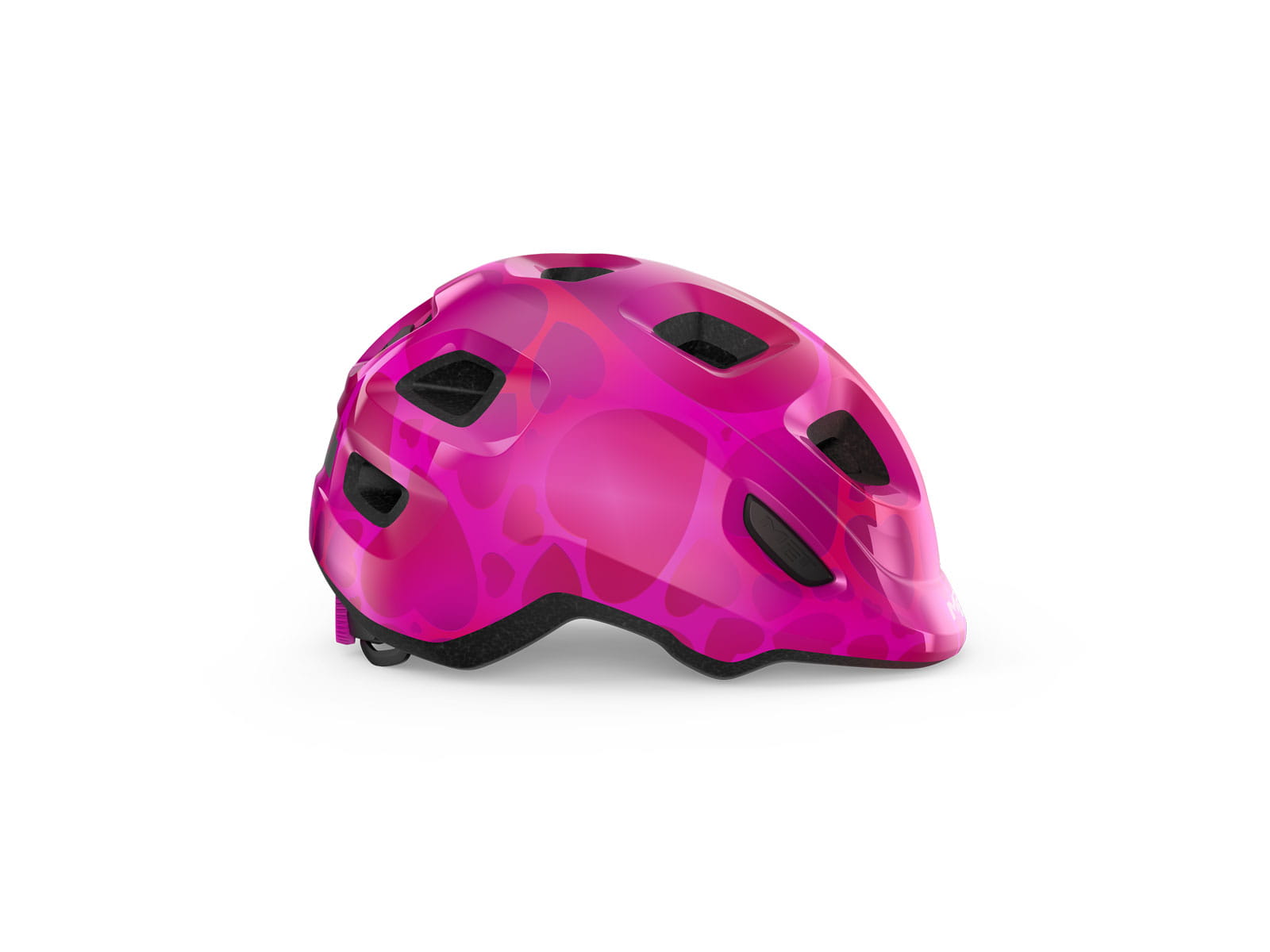 Kask HOORAY XS "hearts" różowy
