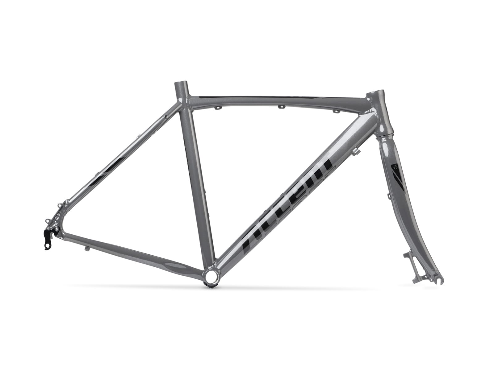 Rama gravel Falcon L grafitowo-czarna (rama, widelec, stery), QR