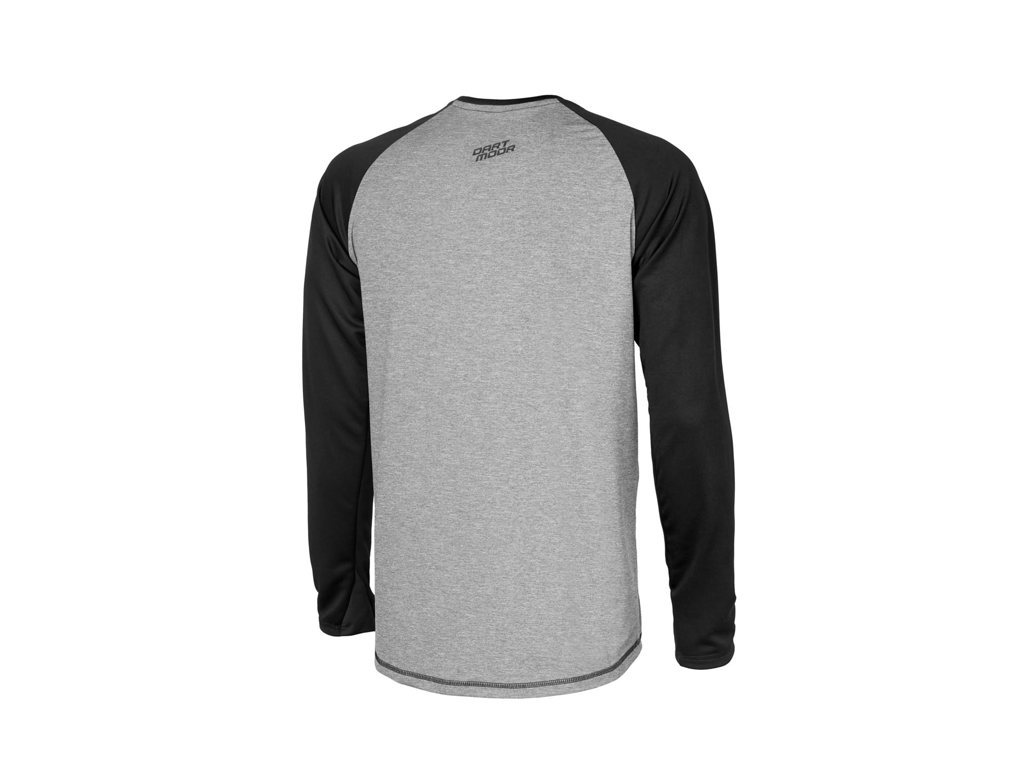 Koszulka techniczna z długim rękawem Icons, czarno-szary melanż, S