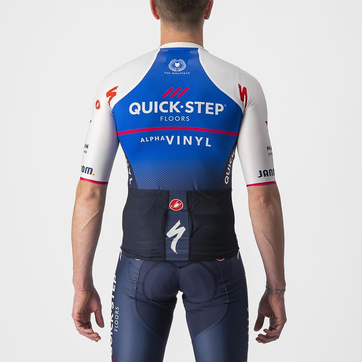Koszulka kolarska Aero Race 6.1, Team Quick Step, belgian blue/white, rozmiar XL