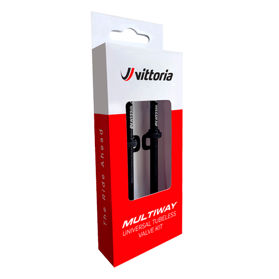 Wentyle do obręczy bezdętkowych, czarne, aluminiowe, 2szt., 60mm