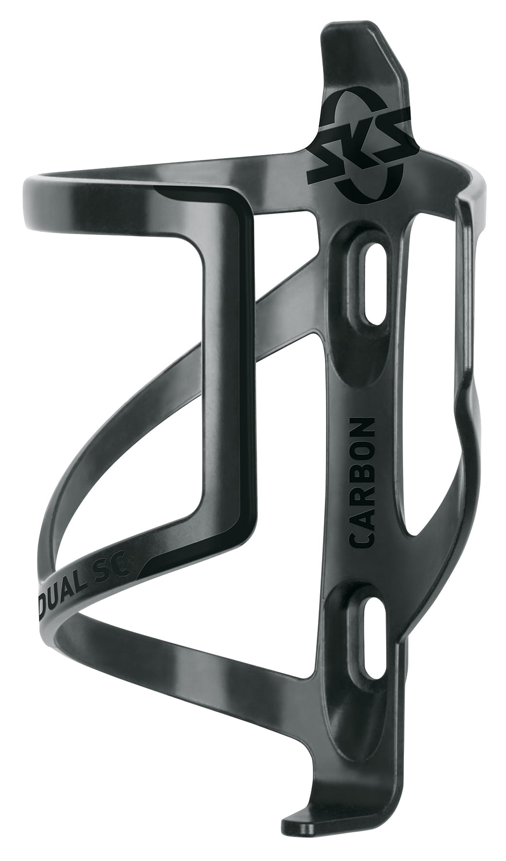 Koszyk na bidon DUAL SC czarny, polycarbon