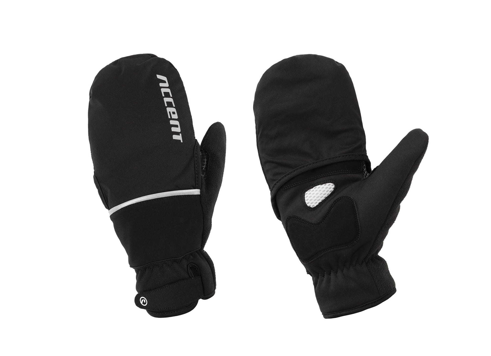 Rękawiczki ocieplane Thermal Plus z pokrowcem, czarne, XL