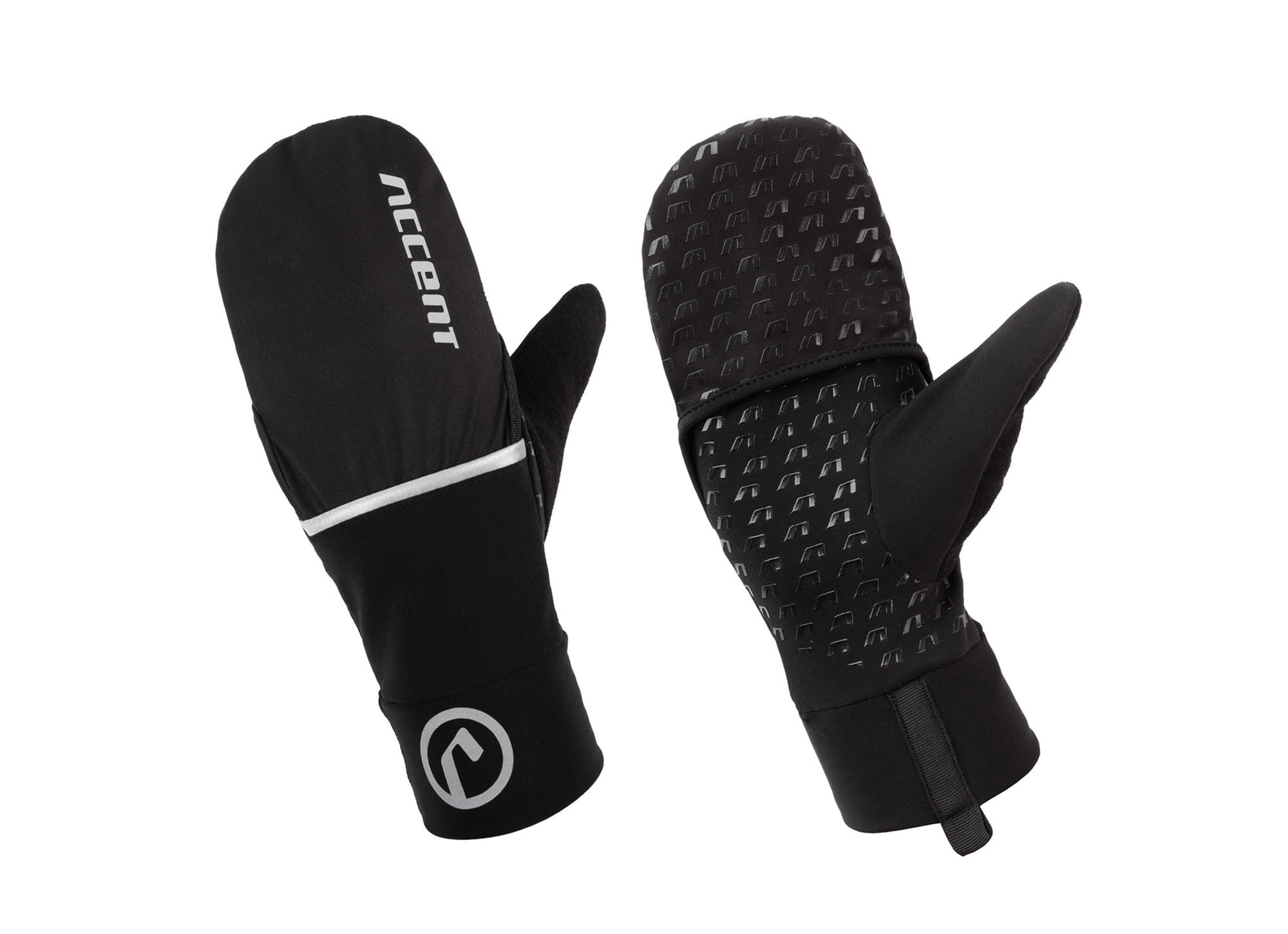 Rękawiczki ocieplane Thermal z pokrowcem, czarne, XL