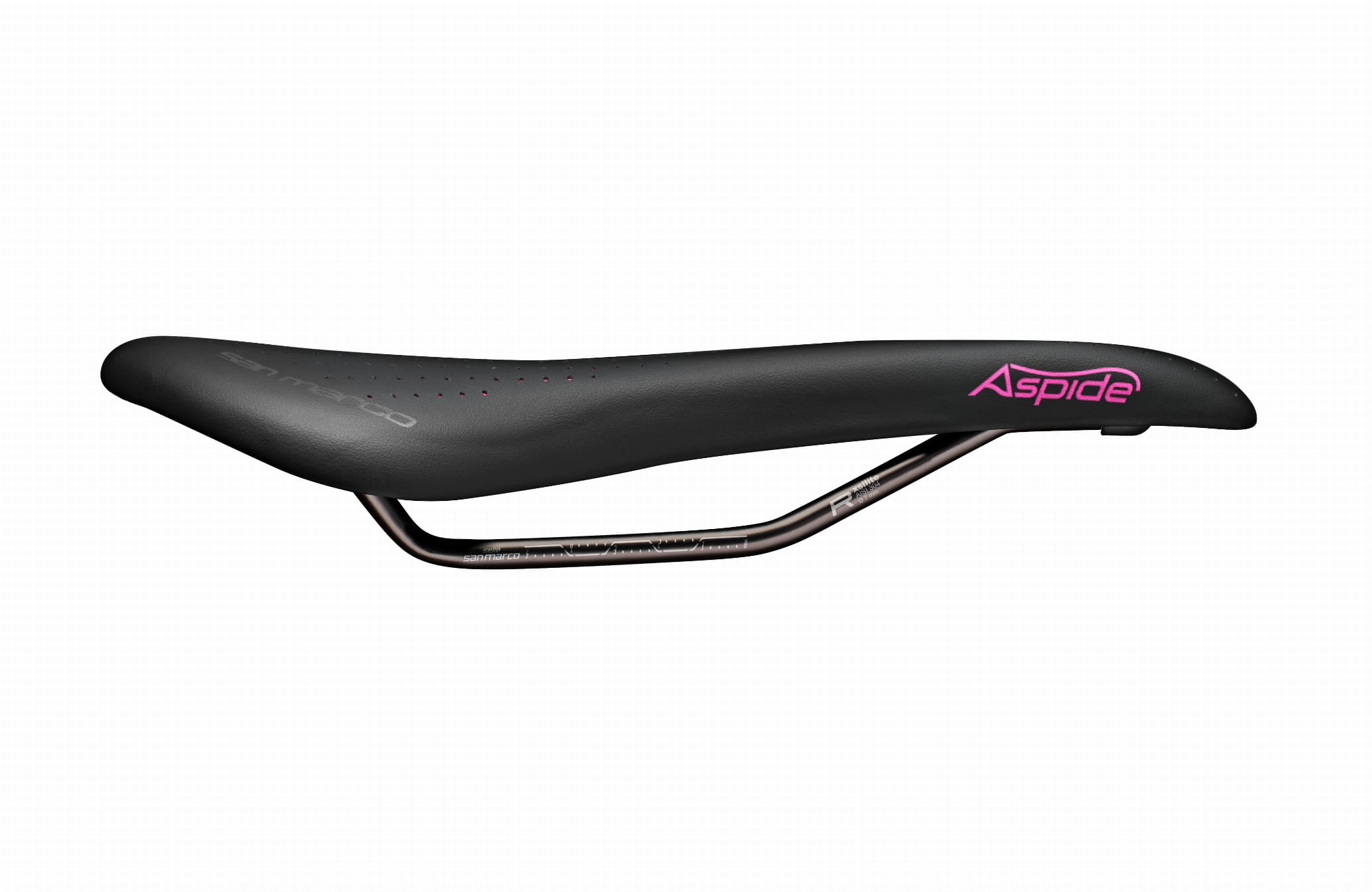 Siodełko ASPIDE SUPERCOMFORT LADY RACING WIDE OPEN czarne + PRESA CORSA TEAM KIT LADY