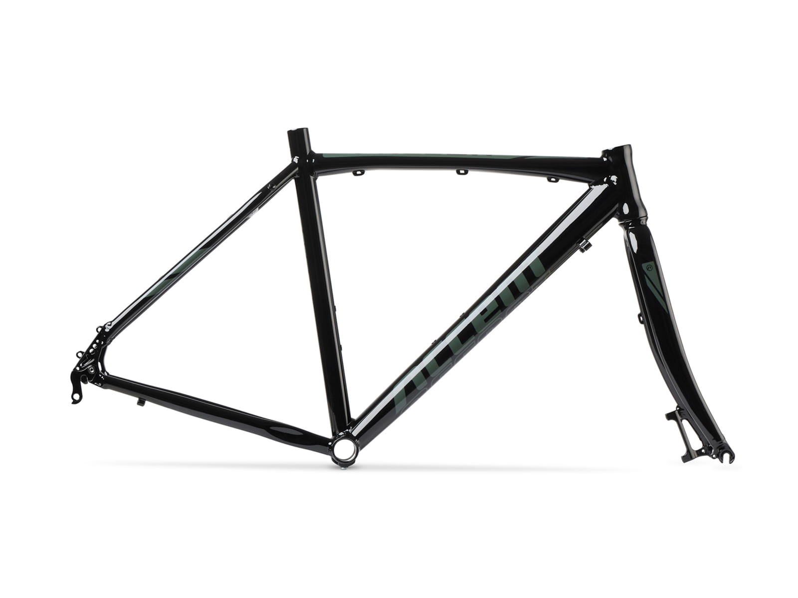 Rama gravel Falcon M czarno-grafitowa (rama, widelec, stery), QR