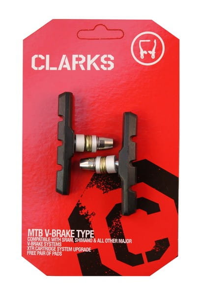 Klocki hamulcowe CLARKS CP510, 70mm, Warunki Suche, MTB, V-brake, Pudełko 25 par, Czarne