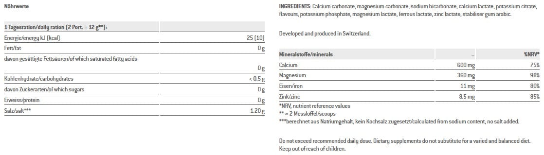 Minerały SPONSER BASIC MINERALS owoce cytrusowe puszka 400g .