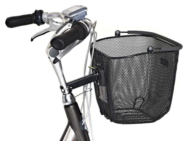 Wspornik mocujący do sztycy kierownicy BASIL BASEASY SYSTEM EC moc.22-25,4mm, system mocowania kosza odpinany