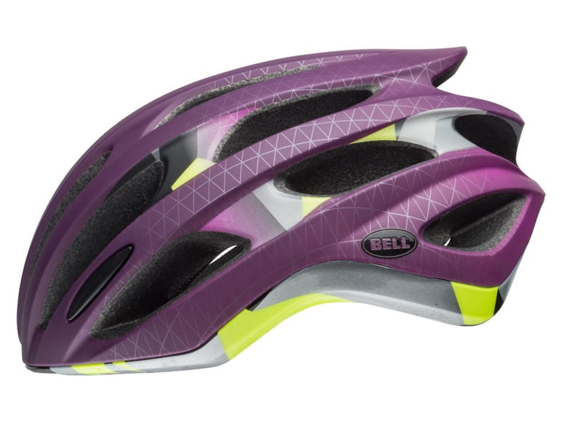 Kask szosowy BELL FORMULA matte plum deco roz. L (58–62 cm)