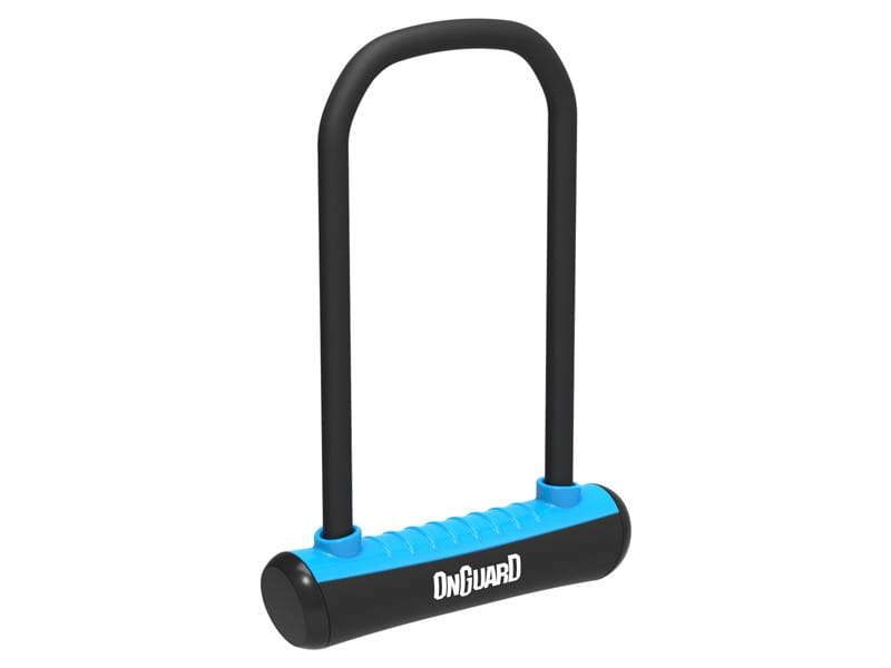 Zapięcie rowerowe ONGUARD NEON 8155BU U-LOCK MINI - 90mm 140mm - uchwyt + 2 Klucze niebieskie