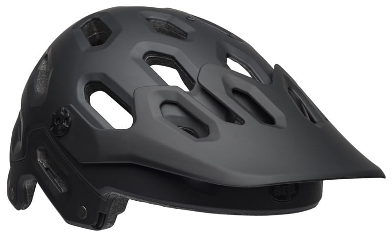 Kask mtb BELL SUPER 3 matte gloss black gray roz. L (58-62 cm)