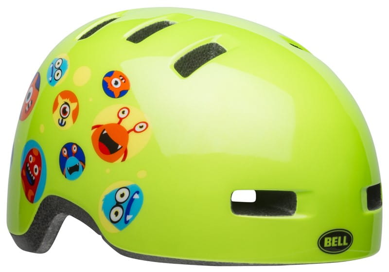Kask dziecięcy BELL LIL RIPPER monsters gloss green roz. XS (45–52 cm)