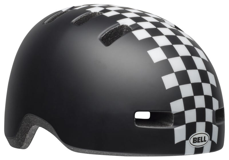 Kask dziecięcy BELL LIL RIPPER checkers matte black white roz. XS (45–52 cm)