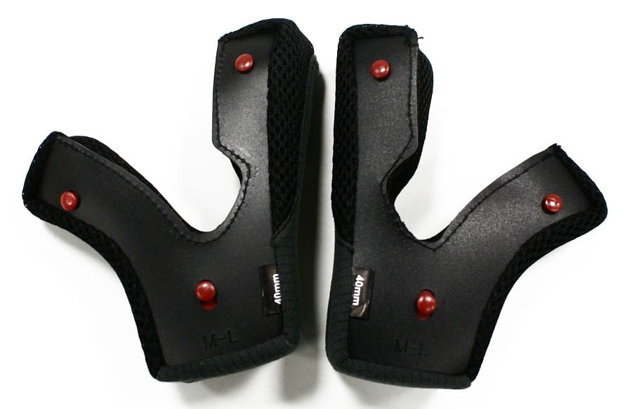 Wkładki wewnętrzne BELL TRANSFER-9 cheek pads black roz. L