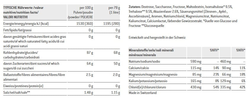 Napój SPONSER ISOTONIC Owoce Cytrusowe opakowanie 700g .