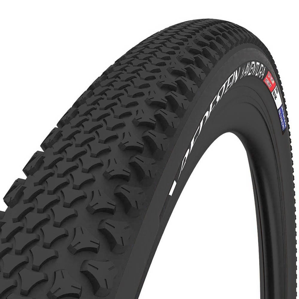 Opona gravel VREDESTEIN Aventura, 700x38C (38-622), Zwijana, TPI120, 450g, TLR, Czarna