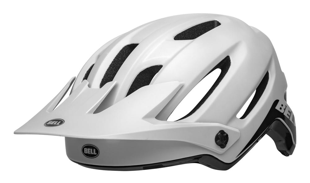 Kask mtb BELL 4FORTY matte gloss white black roz. L (58–62 cm)
