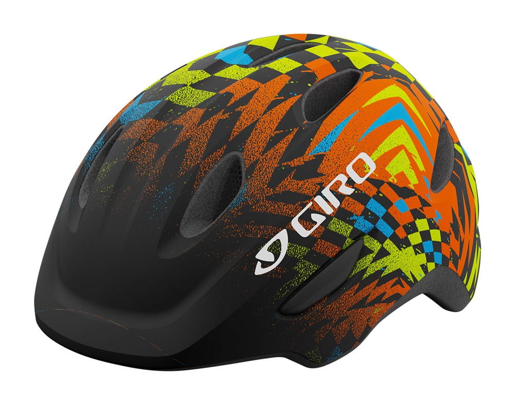 Kask dziecięcy GIRO SCAMP matte black check fade roz. XS (45-49 cm)