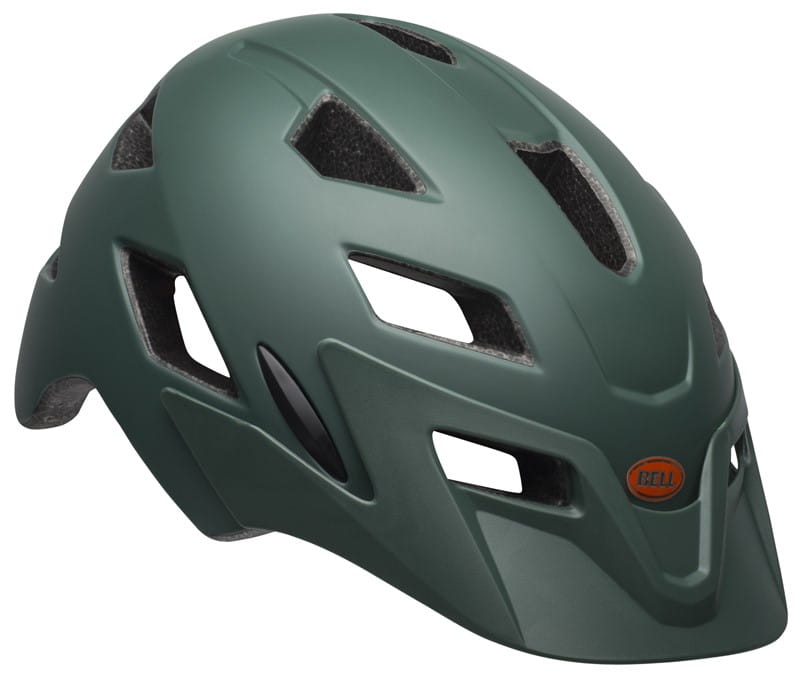 Kask juniorski BELL SIDETRACK MIPS matte dark green orange roz. Uniwersalny (50–57 cm) - rove.pl