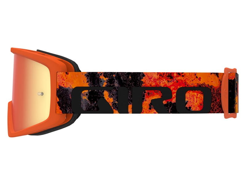 Gogle GIRO TAZZ MTB lava (Szyba kolorowa AMBER xx% S3 + Szyba Przeźroczysta 99% S0) mocowanie pod zrywki (DWZ) - rove.pl