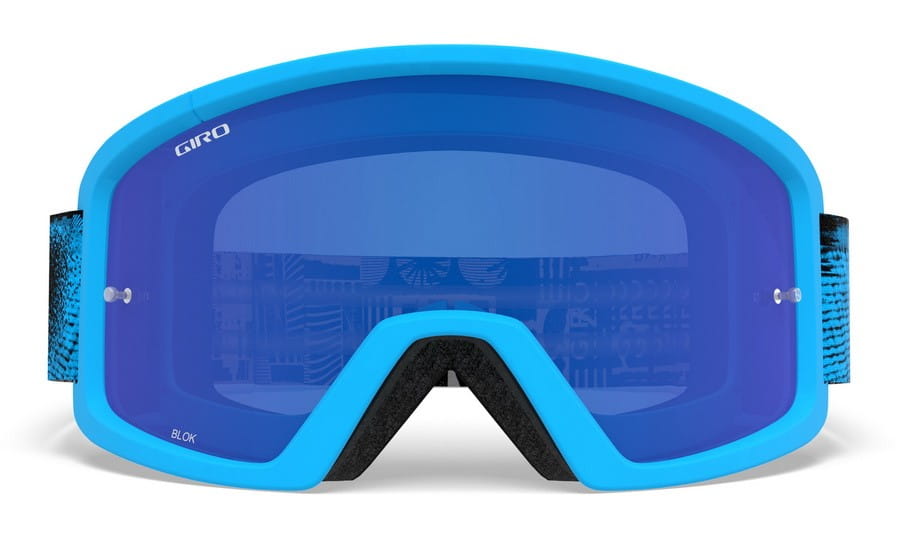 Gogle GIRO BLOK MTB blue hypnotic (Szyba Niebieska Lustrzana COBALT BLUE S3 0,8-18% + Szyba Przeźroczysta S0 99%) (DWZ) - rove.pl