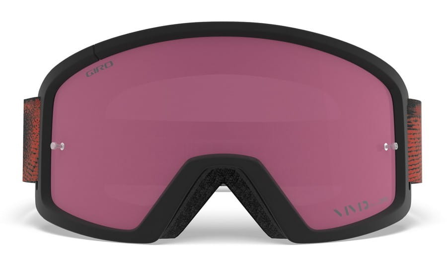 Gogle GIRO TAZZ MTB black red hypnotic (Szyba kolorowa VIVID-Carl Zeiss TRAIL + Szyba Przeźroczysta 99% S0) (DWZ) - rove.pl