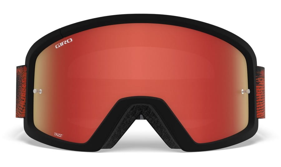 Gogle GIRO TAZZ MTB black red hypnotic (Szyba kolorowa AMBER SCARLET trail + Szyba Przeźroczysta 99% S0) (DWZ) - rove.pl