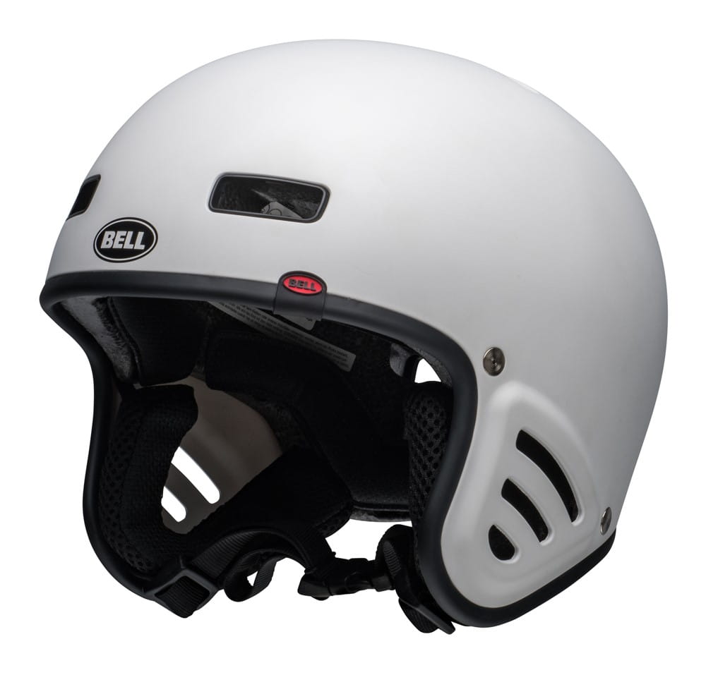 Kask bmx BELL RACKET matte white roz. M (55–59 cm) (NEW 2024) - rove.pl