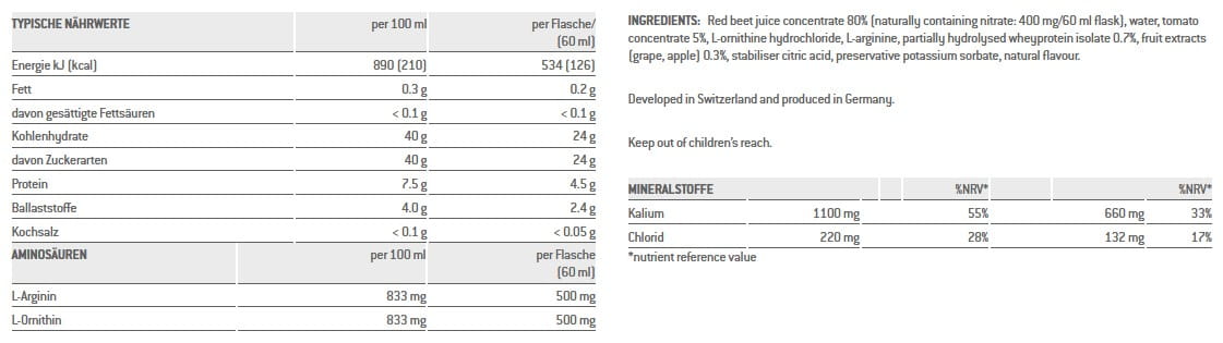 Suplement do utrzymania prawidłowej agregacji płytek krwi SPONSER RED BEET VINITROX (pudełko 4 butelki x 60ml) . - rove.pl