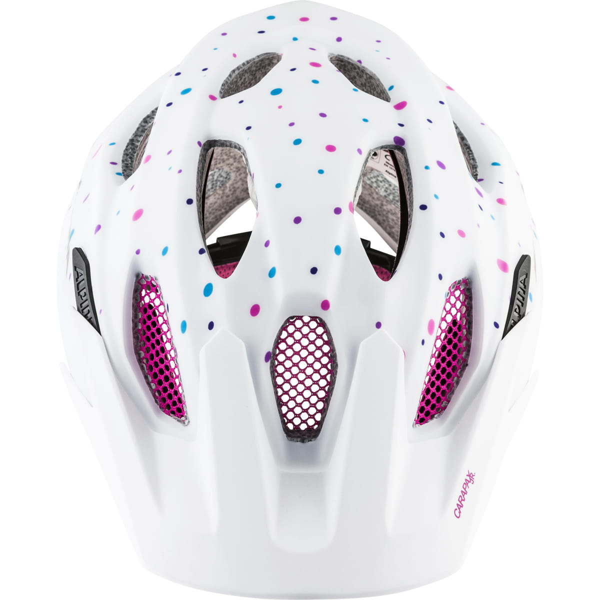 Alpina kask carapax  jr white polka dots 51-56 - rove.pl