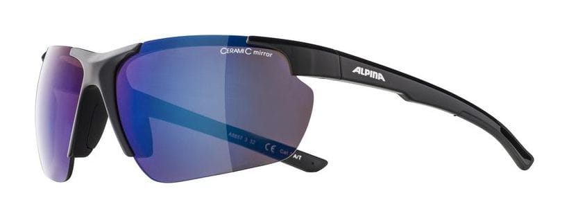 Alpina okulary defey hr kolor black szkło blue mirror cat.3 - rove.pl