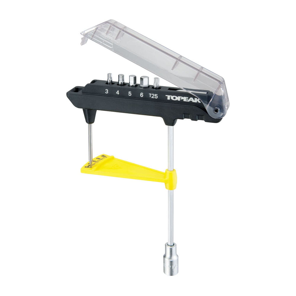Topeak prepstation klucz serwisowy: combotorq wrench & bit set (zakres 3-12nm) - rove.pl