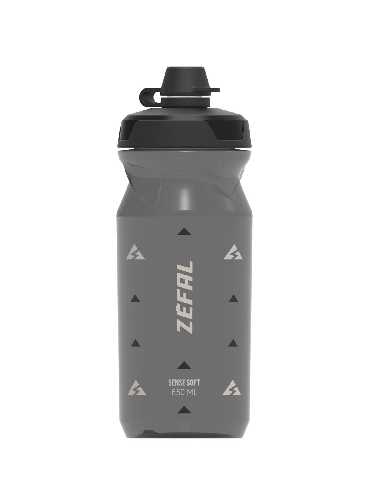 Zefal bidon sense soft 65 no-mud bottle - smoked black 0,65l - rove.pl