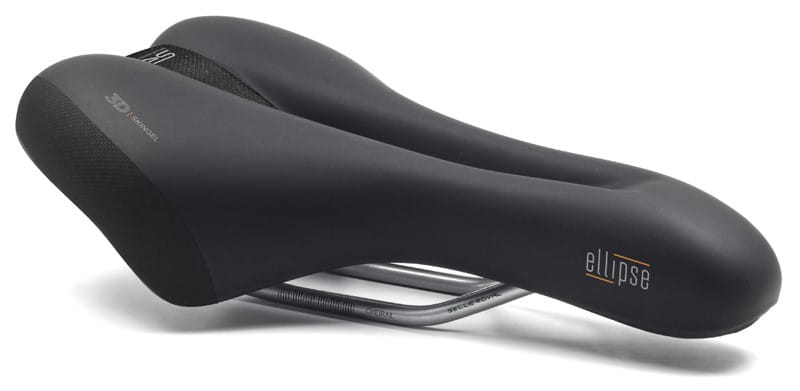 Siodło SELLEROYAL PREMIUM ATHLETIC 45st. ELLIPSE żelowe + elastomery unisex 406g (NEW 2024) - rove.pl