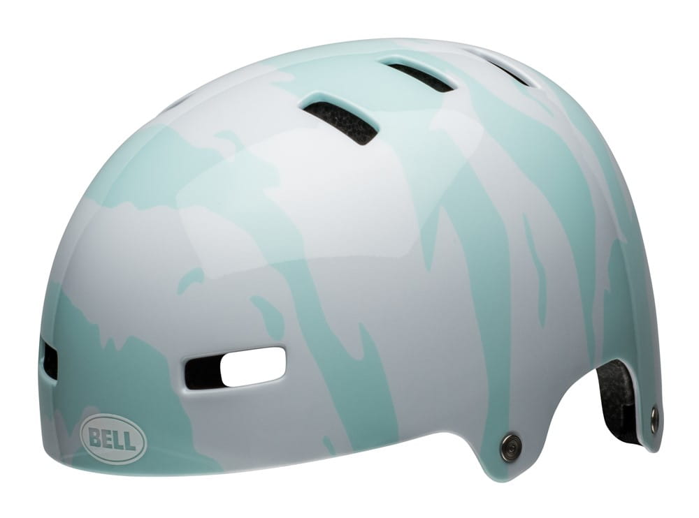 Kask juniorski BELL SPAN ravine gloss white blue roz. XS (49–53 cm) (NEW 2024) - rove.pl