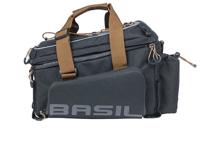 Torba na bagażnik BASIL MILES TARPAULIN TRUNKBAG XL PRO 9-36L, 100% wodoodporna black slate (bez płytki mocującej) (NEW 2024) - rove.pl