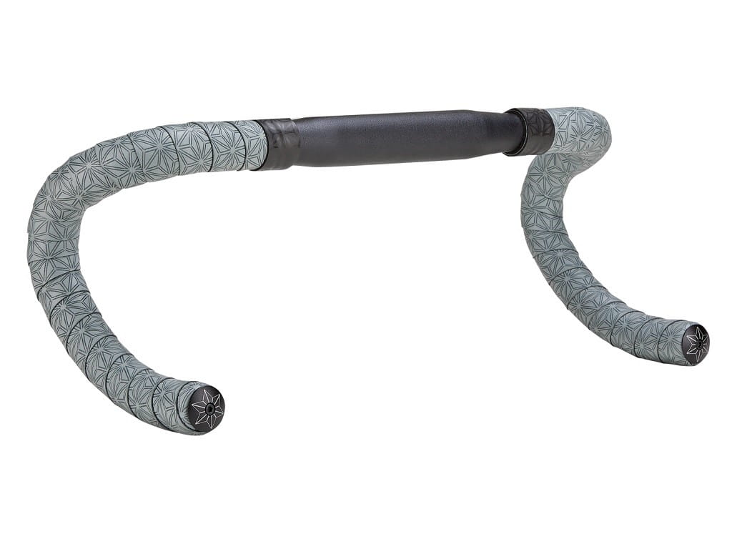 Owijka Supacaz Super Sticky Kush Gravel - Gun Metal + Ano Black Plugs - rove.pl