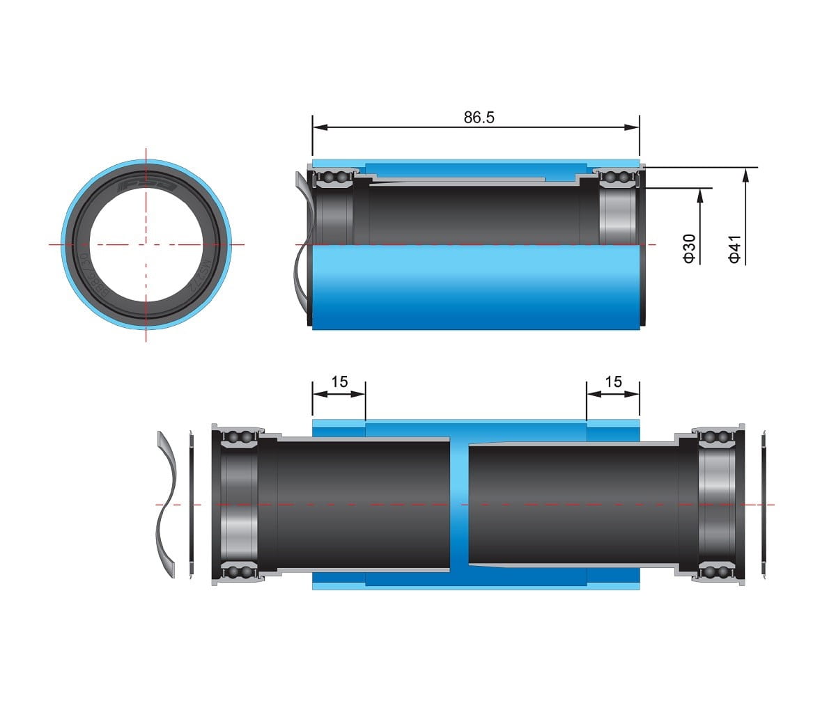 Wkład suportu FSA PF86 – AX 386Evo, EL230 - rove.pl