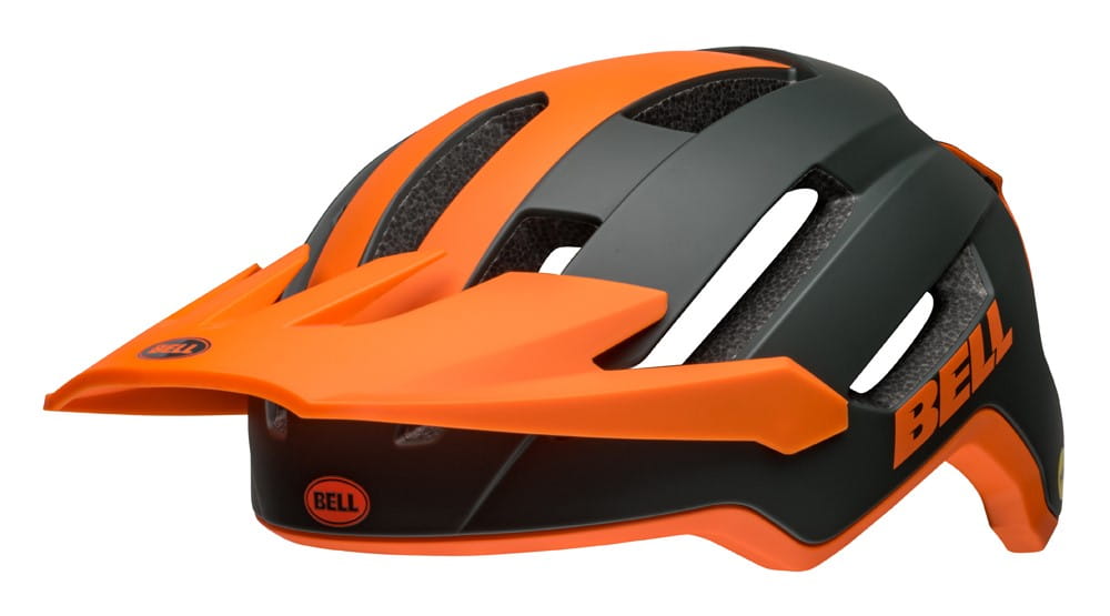 Kask mtb BELL 4FORTY AIR INTEGRATED MIPS matte dark green orange roz. M (55–59 cm) (NEW 2024) - rove.pl