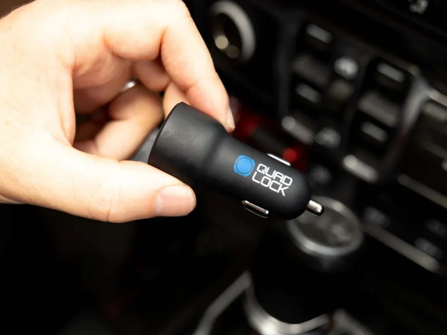 Ładowarka samochodowa Quad Lock 48W Dual Car Charger - USB-C PD + USB-A QC3.0 - rove.pl
